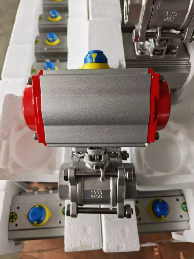 3-delad pneumatisk kulventil – precisionskontroll, noll läckage, smart automation