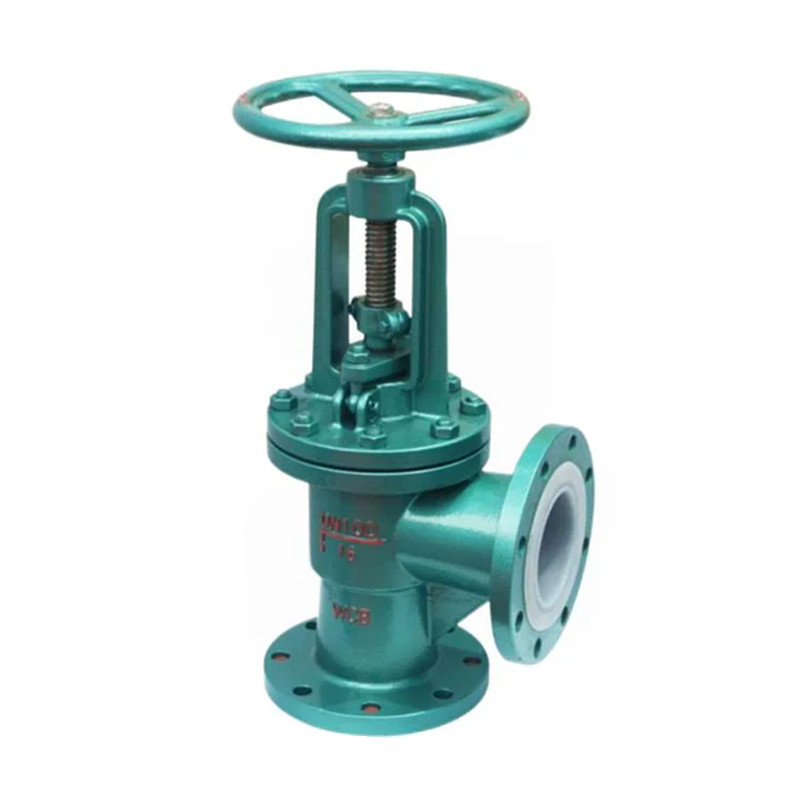 PTFE PFA -fodrad vinkeltyp Globe Valve